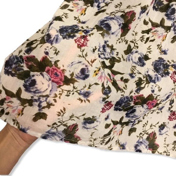 NWOT MNG CASUAL floral tunic top rayon blend sizeM - Picture 6 of 8